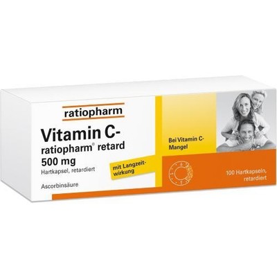 2x VITAMIN C-RATIOPHARM retard 500 mg Kapseln 100 ST
