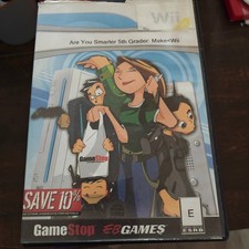 Are You Smarter 5th Grader Wii Standard Case Rare GameStop Promo
