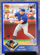 2003 Topps Eric Hinske All Star Rookie Cup Card #40 Blue Jays. rookie card picture
