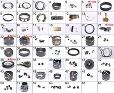 Obiettivo Sigma 18-125 mm 3.8-5.6 OS x Nikon part ring lens shutter barrel flex