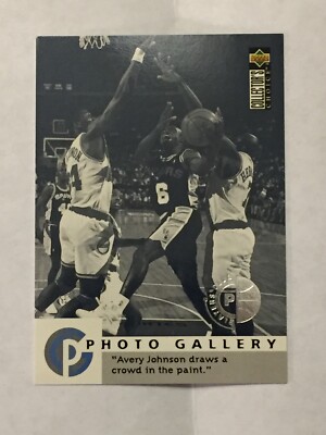 1995-96 Upper Deck Collector's Choice Player's Club Avery Johnson #403