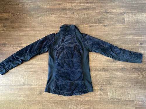 Columbia Womens Jacket Small Omni-Heat Lush Plush Fleece Black Full Zip - Picture 2 of 4