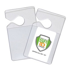 2 Pack -vertical Parking Pass Holder - Rear View Mirror Hanger By Specialist Id