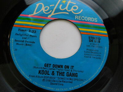 Kool & The Gang   Get Down On It / Steppin' Out 1981 7'' Single DE 818