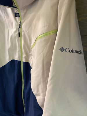 Columbia Omni-Tech Winter Snow Ski Jacket XL Thumb Holes Hooded