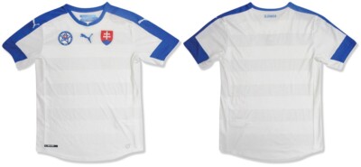 BNWT 2016 2017 SLOVAKIA PUMA HOME FOOTBALL SHIRT MEN'S SMALL