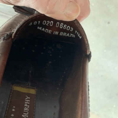 Johnston & Murphy Size 11W Brown Tassel Loafer Shoes  display picture 1