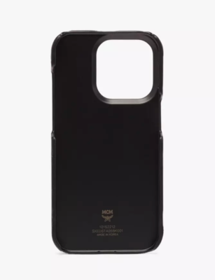 MCM レザー iPhone14promaxケース MCM iPhone 14 Pro Max Case in Embossed Monogram Leather | eBay