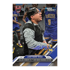 2024-25 Topps Bowman U Now 90 Amir Aura Khan McNeese St. Student Manager 1st Win