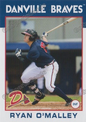 2016 Danville Braves Ryan O'Malley RC Rookie Atlanta