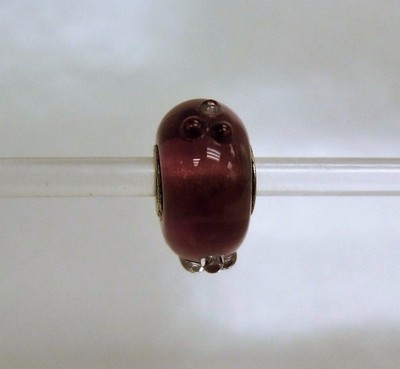 Authentic TROLLBEADS Glass 61353 translucide fleur 1 RETIRED