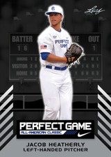 2016 Leaf Perfect Game Nike AA Classic Aflac Game-Day Jacob Heatherly Rookie