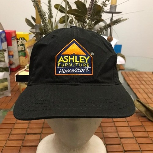 Vintage Ashley furniture home store strapback Hat 1990s