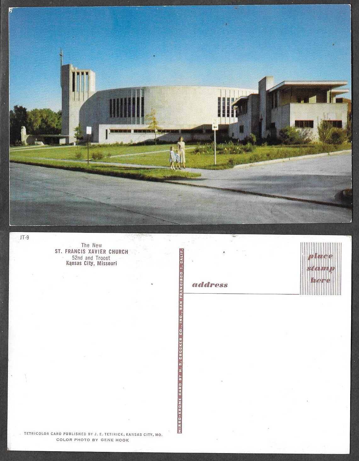 Old Missouri Postcard Kansas City St. Francis Xavier Church eBay