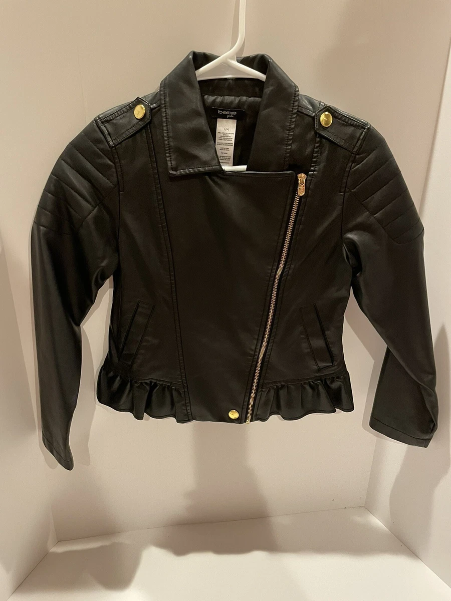 Bebe faux leather jacket cheap