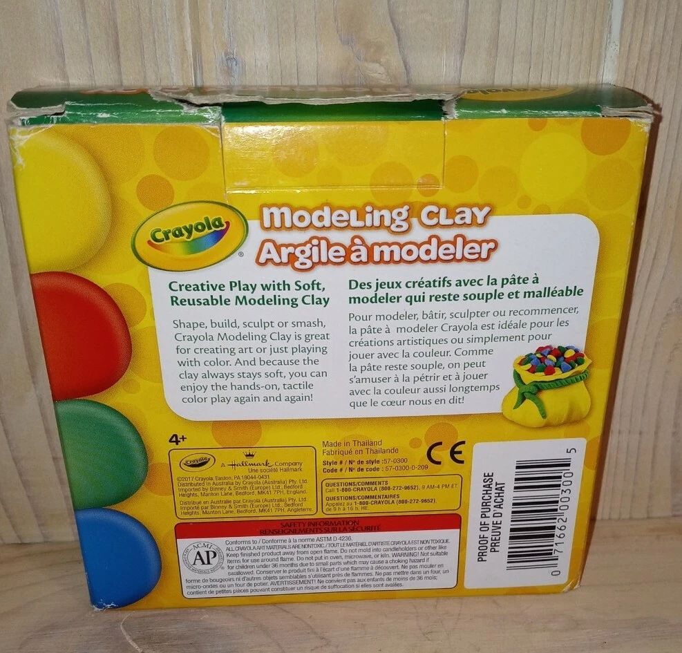 Crayola Modeling Clay for Kids 4 Primary Colors, Crayola Modeling Clay