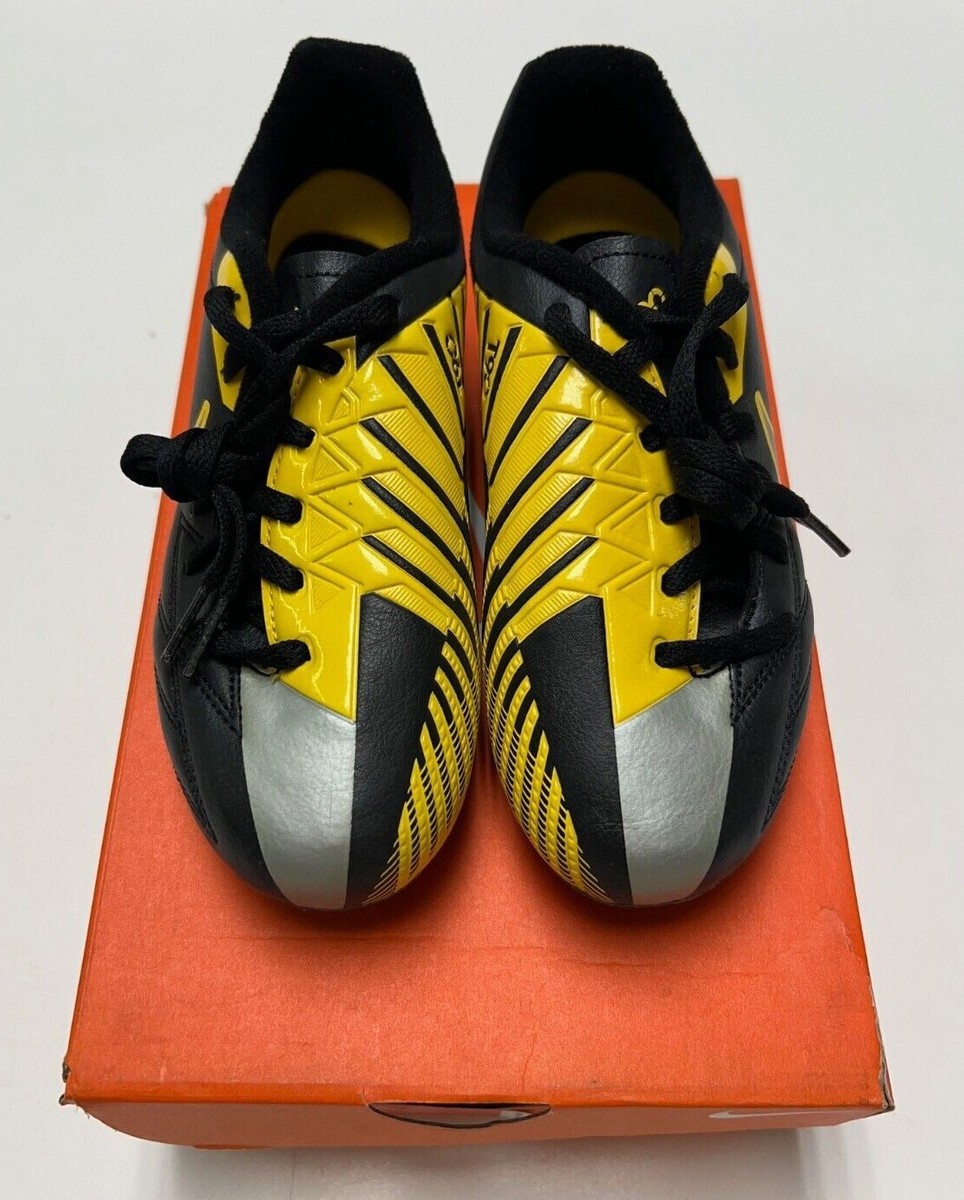 Nike Jr T90 Shoot IV FG Kids' Soccer Shoe - Black/Yellow | eBay