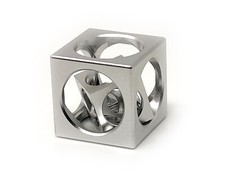 Infinity Cube CNC Machined Fidget Toy Desk Toy Stress Relief EDC Keychain