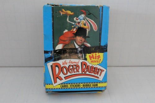 1987 TOPPS WHO FRAMED ROGER RABBIT TRADING CARDS WAX BOX 36 SEALED ...