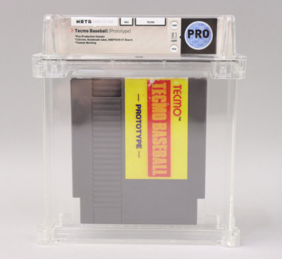 Tecmo Baseball Prototype 1989 Nintendo NES Cartridge Cart Only Wata Certified!