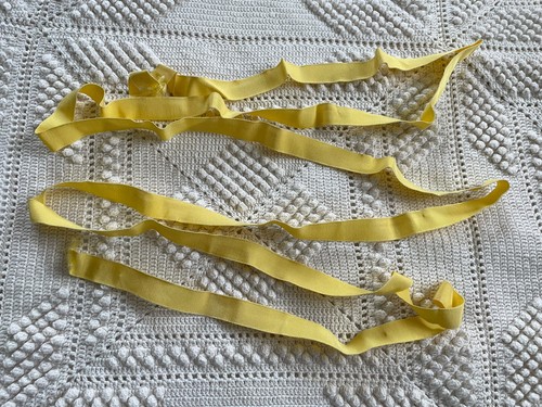 Yellow Grosgrain Ribbon Approx 2 3/4 Yards | eBay