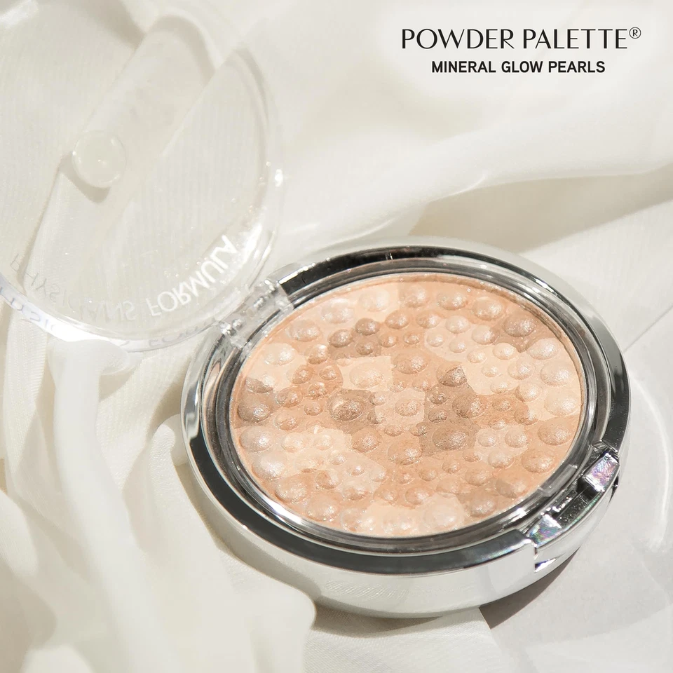 Light Bronze Pearl Face Shaping Makeup Pressed Mineral Powder Palette 0.28oz - Image 3 of 4