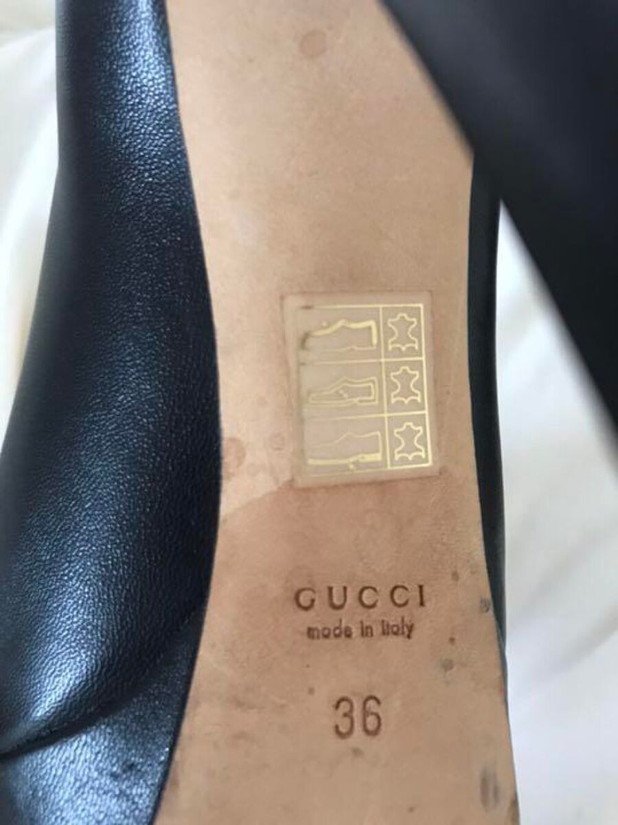 Gucci Boots Heel Short Leather Black EU36/US6 38888c | eBay Gucci Boots Heel Short Leather Black EU36/US6 38888c | eBay