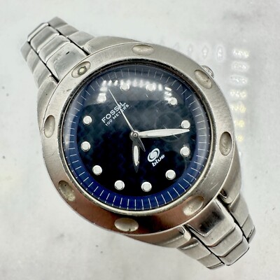 Scuffed Women's FOSSIL Watch AM3302 w/ New Battery, Wrist Size 6.5 