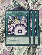YuGiOh! LED7-EN034 Cyber Energy Shock (Rare) - 1st Edition x3 Playset