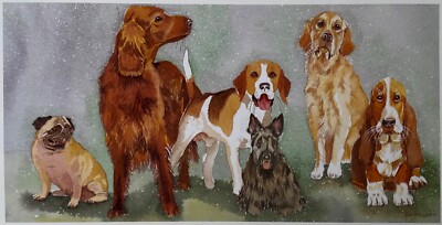 Dog print by Jackie Gettin