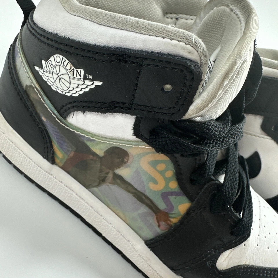 Nike Air Jordan 1 Mid PS Hologram DR9496-001 Size 13C - Image 4 of 4