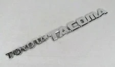 TOYOTA TACOMA EMBLEMS 95-04 FRONT DOOR CHROME BADGES symbol logo name