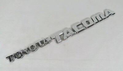 TOYOTA TACOMA EMBLEMS 95-04 FRONT DOOR CHROME BADGES symbol logo name