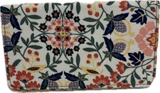 VERA BRADLEY WOMENS COTTON CHECKBOOK COVER CASE WALLET ENCHANTED MANDALA NEW