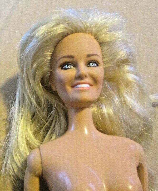 Vintage CHERYL TIEGS Fashion Model Doll nude 1989 Matchbox