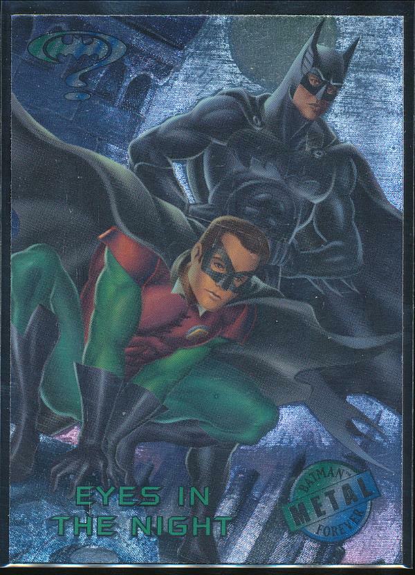1995 Batman Forever Metal Trading Card #83 Eyes in the Night