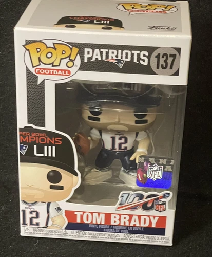 Funko Pop Football NFL Tom Brady Super Bowl LIII #137 New In Hand