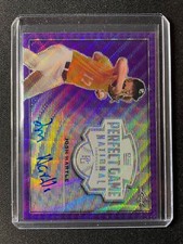 2020 Leaf Perfect Game Josh Hartle Purple Metal Wave Autograph #4/8 Guardians!!!