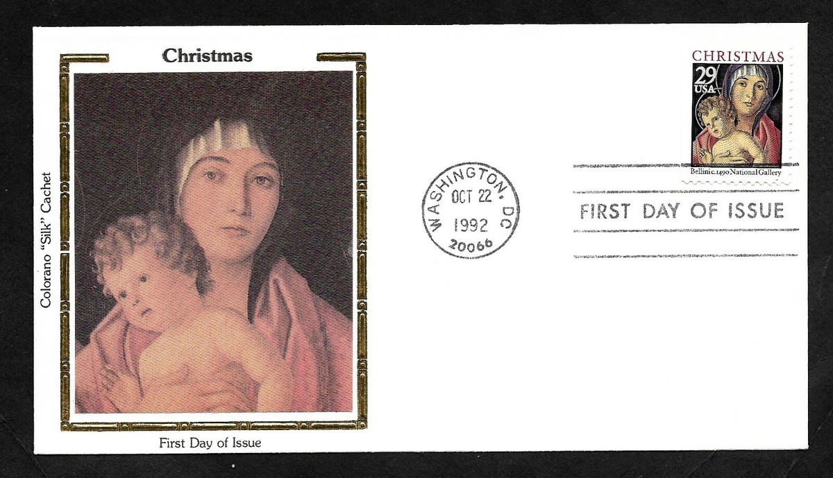 2710a 29c Christmas '92 Madonna & Child - Colorano, 
