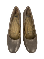 sofft womens designer shoes dress sparkle brown leather US 10M BRAND NEW A7