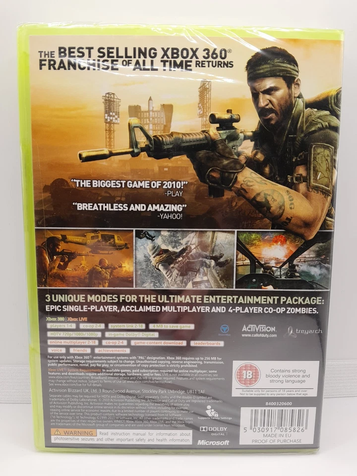 Call of Duty: Black Ops | Microsoft Xbox 360 UK PAL | Brand New & Sealed Perfect - Image 2 of 4