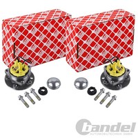 2X Febi Radlager Satz Vorne Beidseitig Passend FüR Opel Astra Zafira