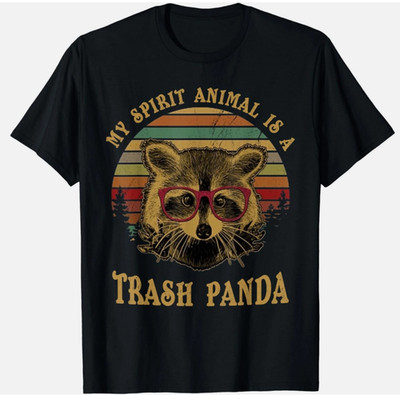 My Spirit Animal is a Trash Panda funny Racoon Gift Unisex T Shirt