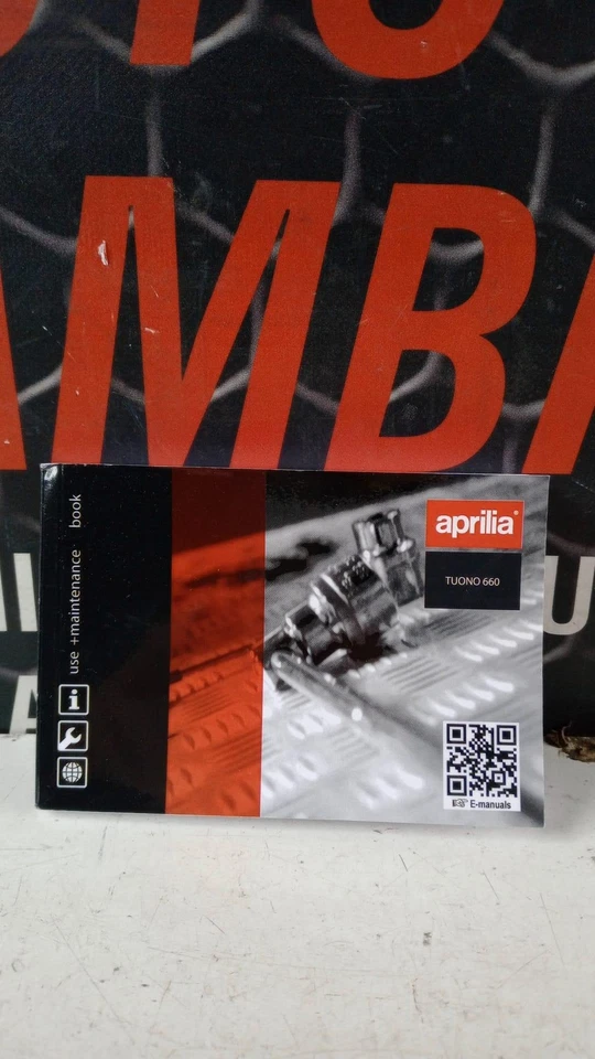 Aprilia Tuono 660cc Factory (22 >24) Folleto Uso y Mantenimiento Para 2Q000493QK - Imagen 3 de 4