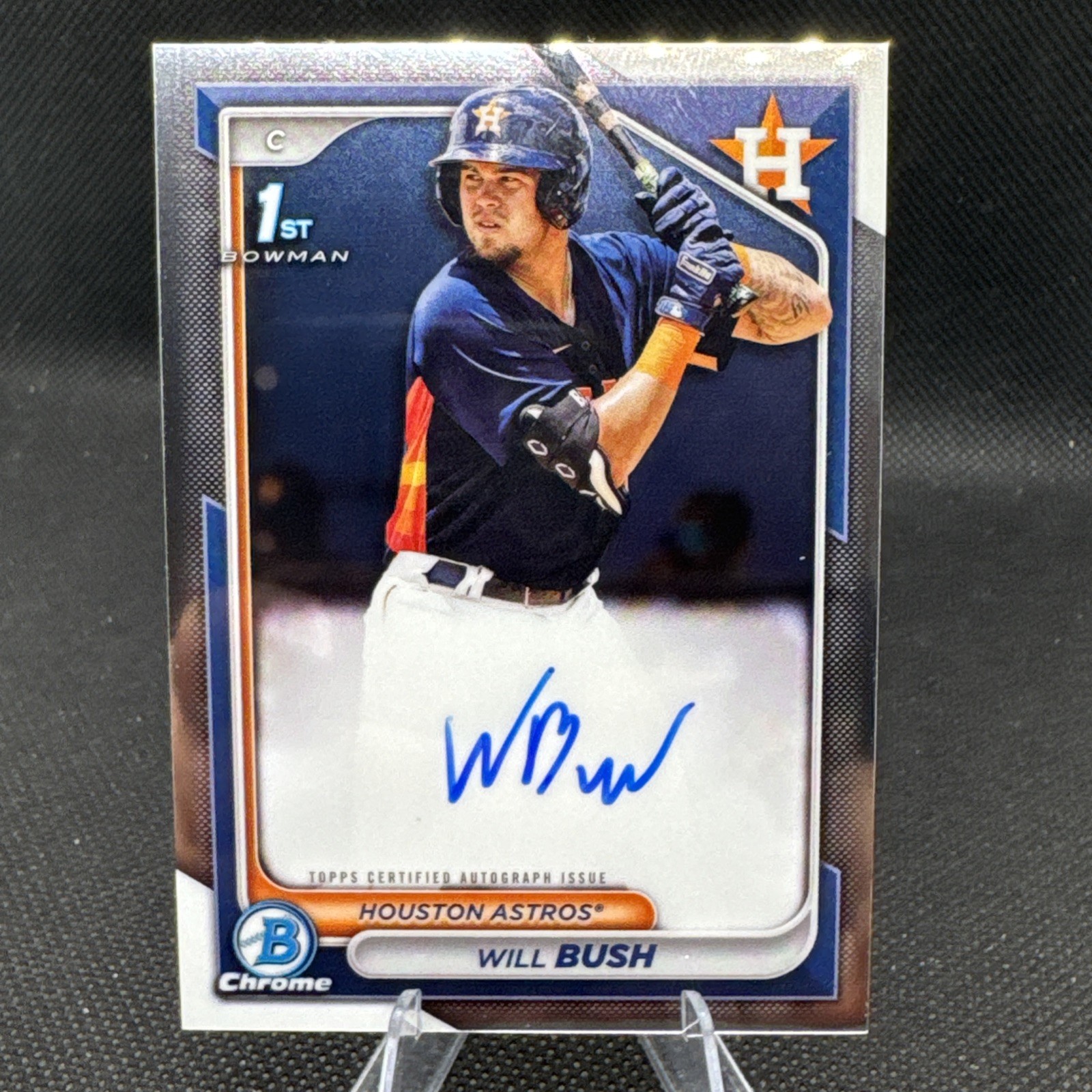 2024 Bowman Chrome Baseball Will Bush Auto #CPA-WB Bowman 1st Houston Astros🔥