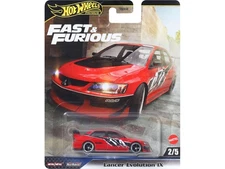 MITSUBISHI LANCER EVO IX RED "FAST & FURIOUS" DIECAST MODEL BY HOT WHEELS JBM02
