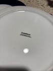 Crate and Barrel Cobalt Blue With Gold Rim Set of 3 Dinner Plates 10 1/4” Clean — photo 8
