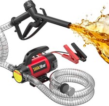 Fuel Transfer Pump Kit: 12V 13GPM Electric Diesel Transfer Pump with Fuel Nozzle