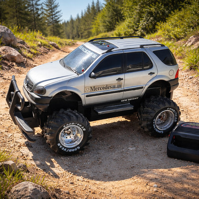 New Bright RC Mercedes ML 320 Modell Vintage 1998 Ferngesteuert Monster Truck