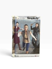 Simplicity 8718 R5 Misses Costumes Tunic Vest Skirt Pants US 14-22 Fantasy